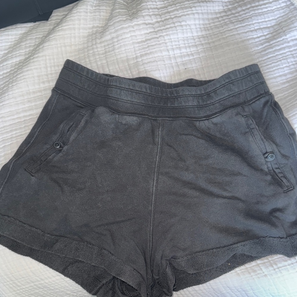 Women's Gray Casual Shorts